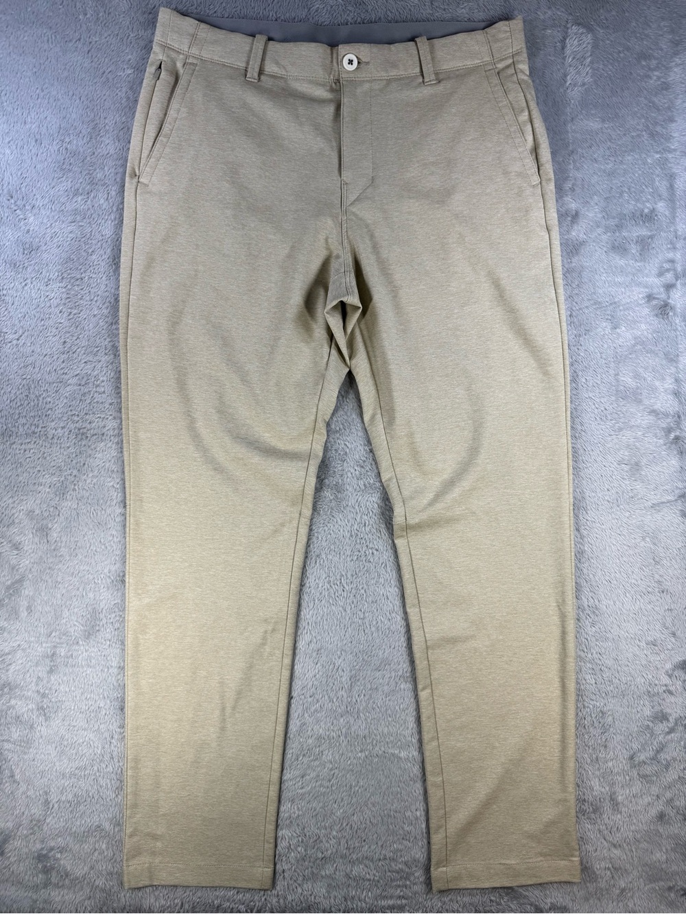 Tommy Bahama Oh Par Flat Front Golf Pants Men 34x32 Khaki Performance